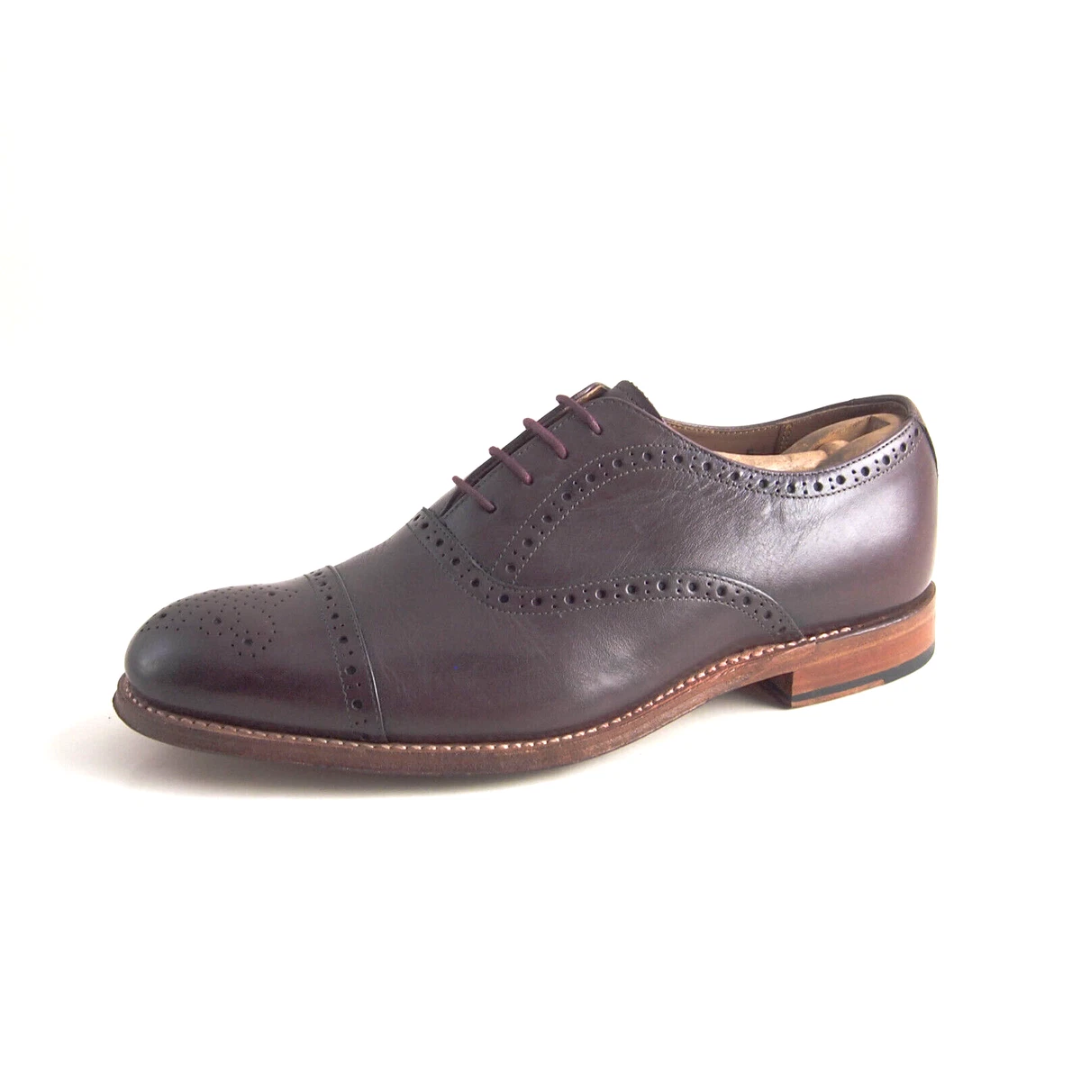 Burgundy brogues mens 2025