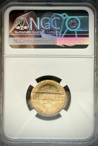 1943-D Jefferson Nickel 5c NGC MS67 6FS Silver Alloy War Nickel Gem - Picture 2 of 5