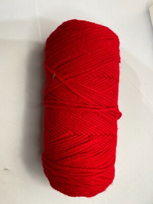 Southern Belle Mill End Yarn  11 oz  Red 3-4Ply Acrylic