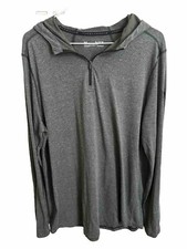 Under Armour Mens HeatGear Threadborne Hoodie Lightweight Run Gray Green