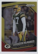 2025 Panini Prizm Red & Yellow Prizm 35/44 Brandon McManus #290