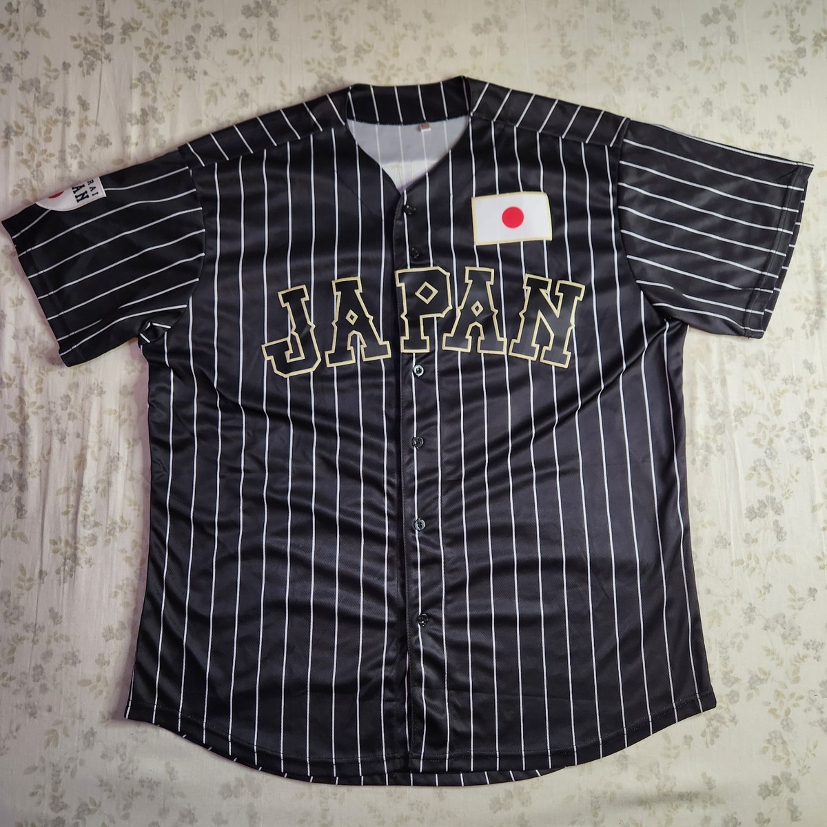 Shohei Ohtani #16 Team Japan Baseball Jersey With Patch 2XL Black