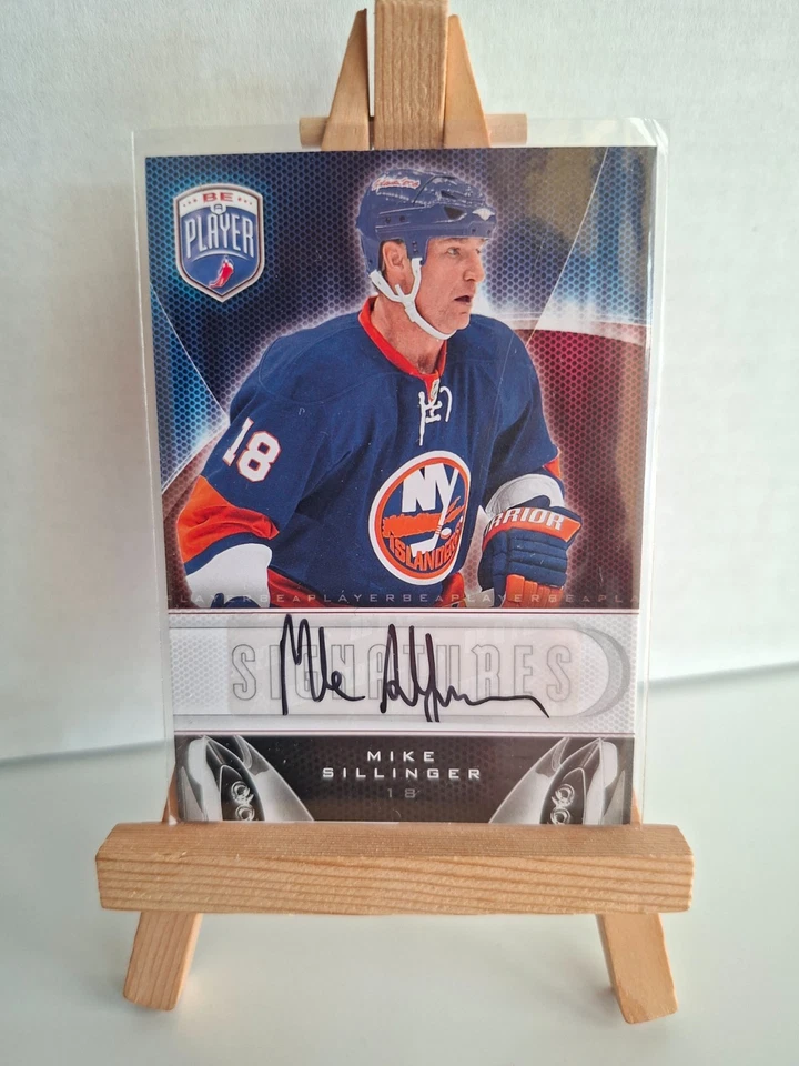 Mike Sillinger Be aPlayer Hockey 2009-10 Signatures Autograph NY Islanders - Bild 1 von 2