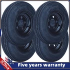 4-Pack Trailer Tires Wheels 8" Rim 4.80-8 480-8 4.80x8 PCD 5 Lug on 4.5" 6PR T