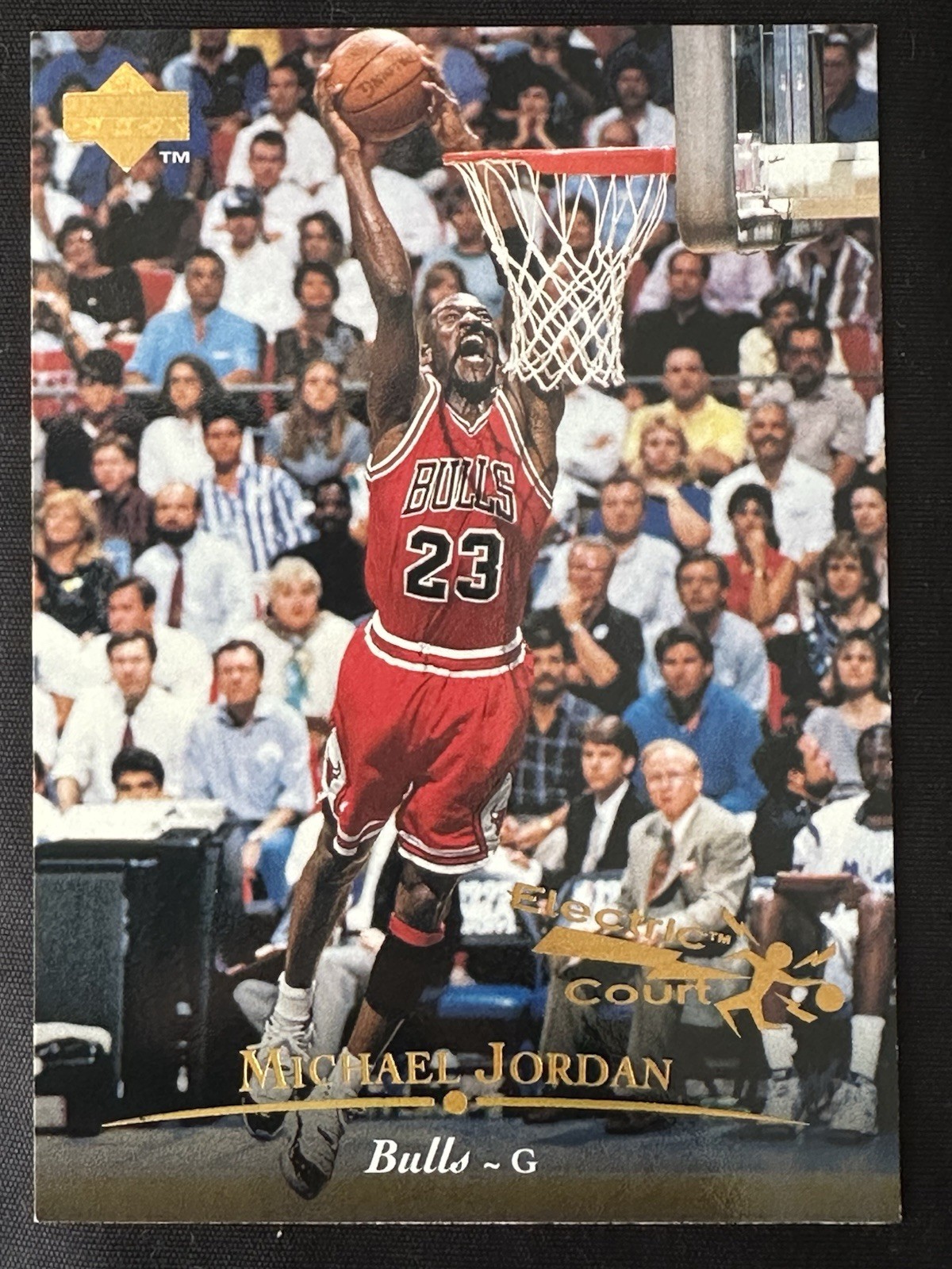 1995-96 UPPER DECK MICHAEL JORDAN #23, ELECTRIC COURT GOLD