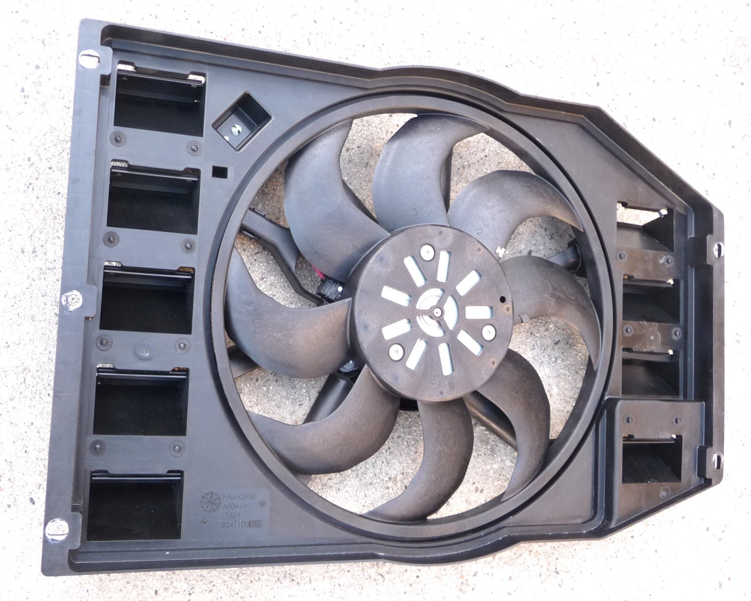 2022-2025 Ferrari 296 GTB GTS Left Radiator Fan Cowl Motor 937798 OEM