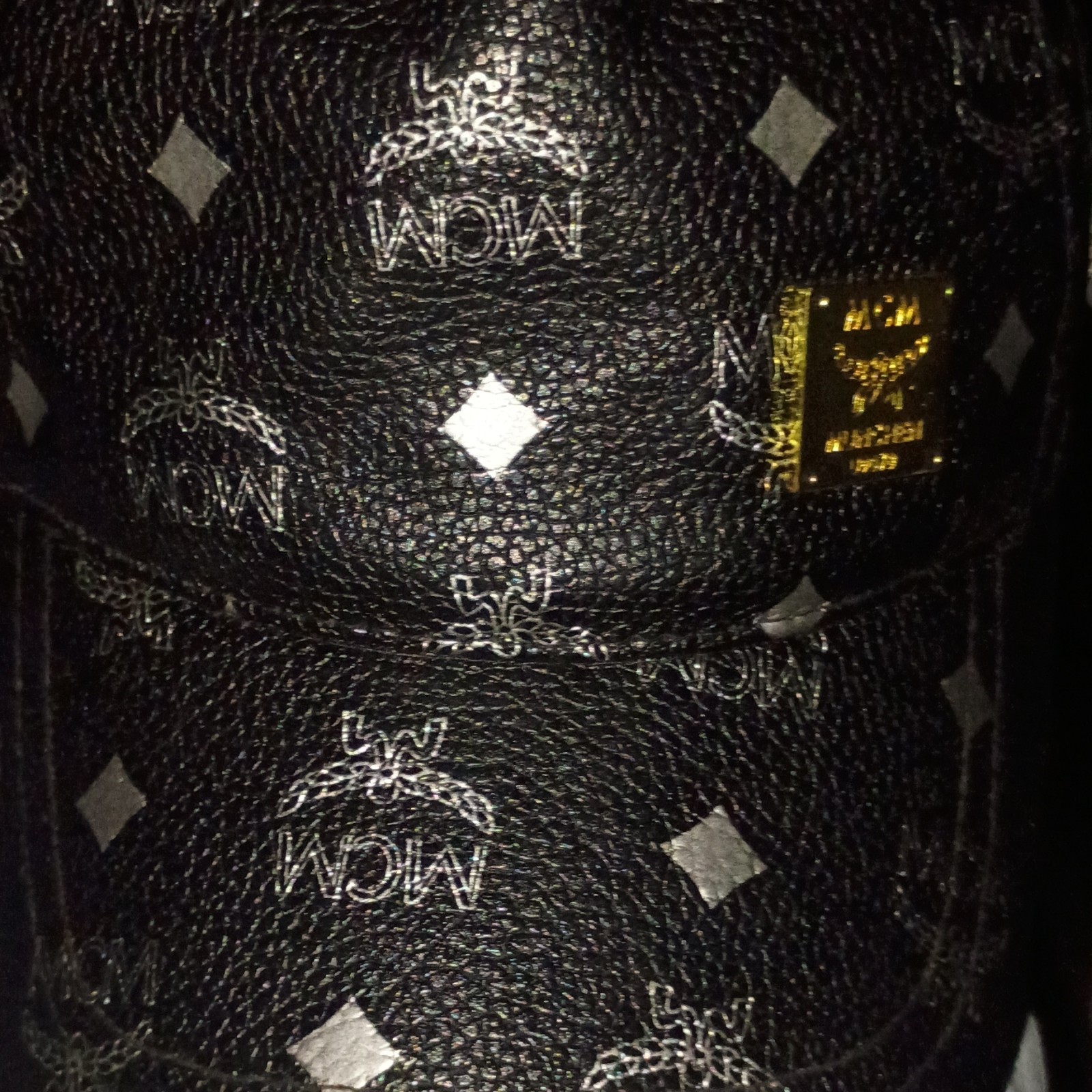 MCM Monogram Black Adjustable Baseball Cap Design… - image 15