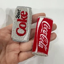 Coca-Cola Patch Embroidered Iron On Sew On Retro Vintage Soda Logo Badge
