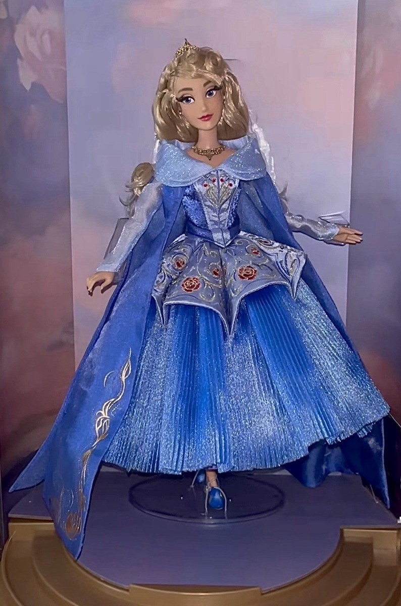 aurora blue dress Sleeping Beauty princess hoopskirt Cosplay  MJcostume 100% Net Measurements Empire Poplin Occasion Dress -