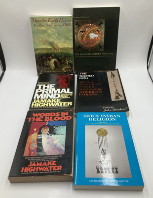 #ad Lot of 6 Native American Culture and History Vintage Paperbacks Animals Sioux $21.00