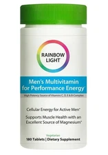 Rainbow Light Performance Energy Multi For Men + Real Food Nutrients 180