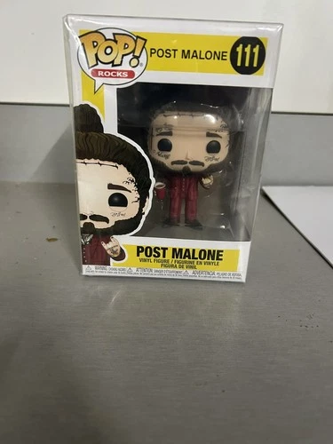 Funko Pop! Funko Pop Rocks Post Malone #111 Vinyl Figure NEW NIB with protector
