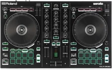 Roland DJ-202 4-deck Serato DJ Controller with Drum Machine