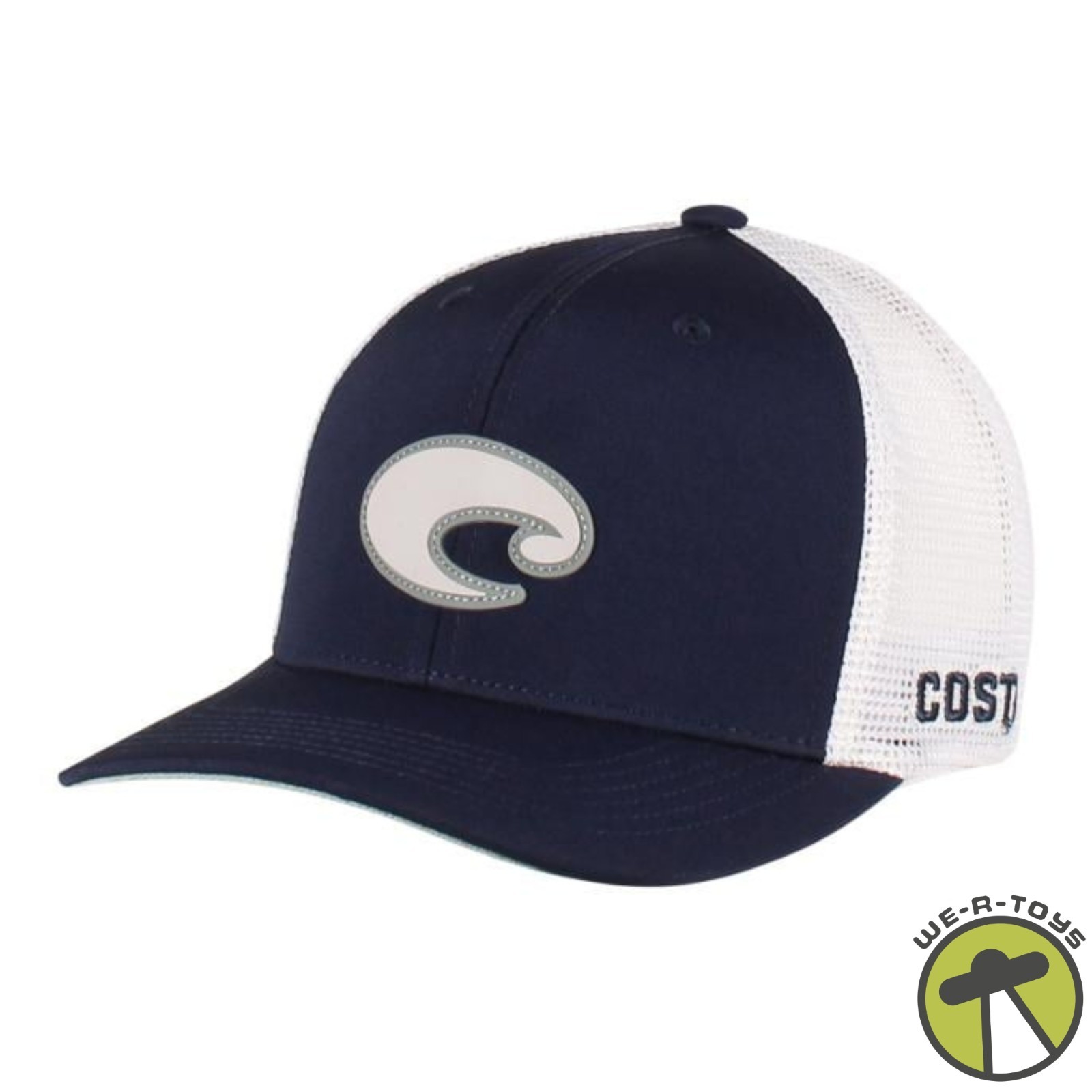 COSTA Del Mar Core Performance Trucker Cap Hat Mesh Snapback Blue White