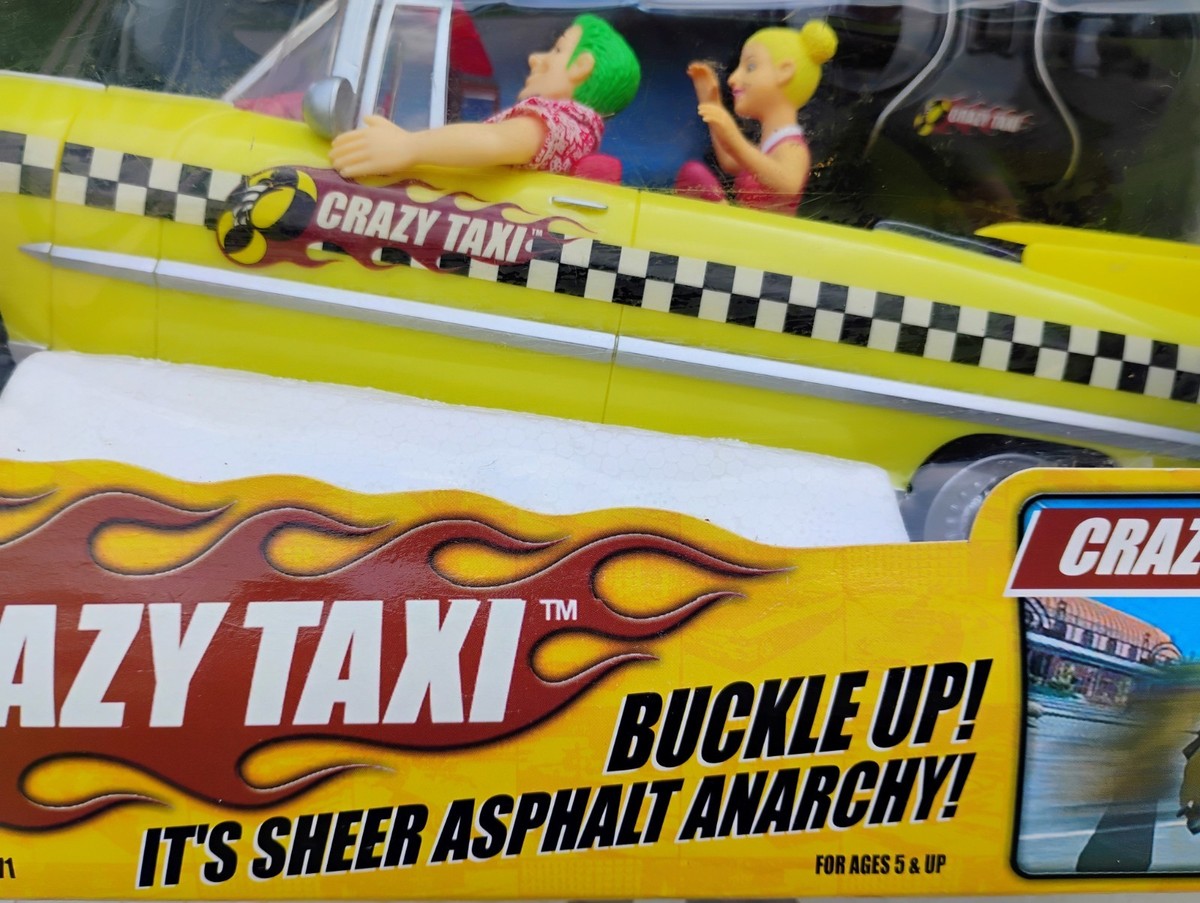 SEGA 2003 Crazy Taxi R/c Car 27171 Batteries Included Jmsr21