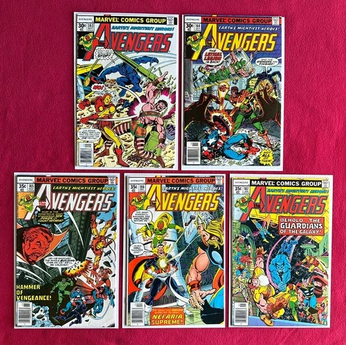 AVENGERS 163-172 - FULL RUN - Marvel Comics Bronze Lot -Byrne/Perez- VG to VF/NM