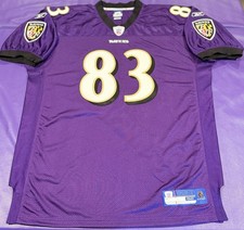 Authentic Baltimore Ravens Vintage 2006 On Field NFL Reebok Wilcox #83 Jersey 52