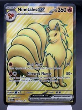 Ninetales ex 186/165 - Full Art Ultra Rare - 151 Pokemon Card NM