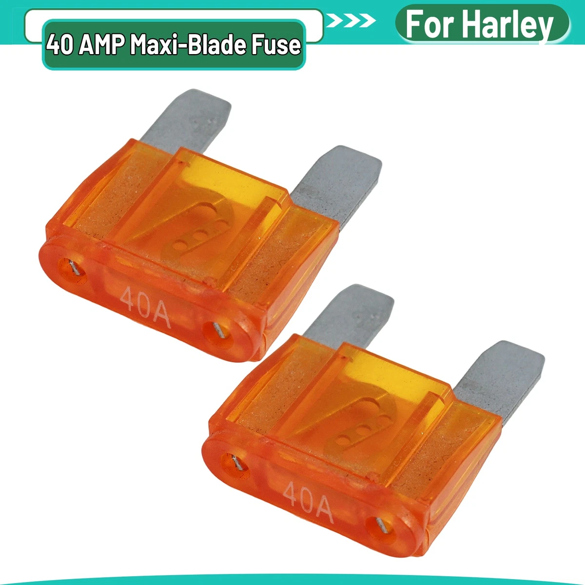 40A Maxi Main Fuse For Harley Touring Road King Sportster XL883/1200 VRSCA V-Rod