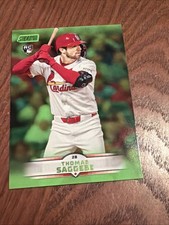 2025 Topps Stadium Club #157 Thomas Saggese Lime Green CARDINALS RC FREE SHIP