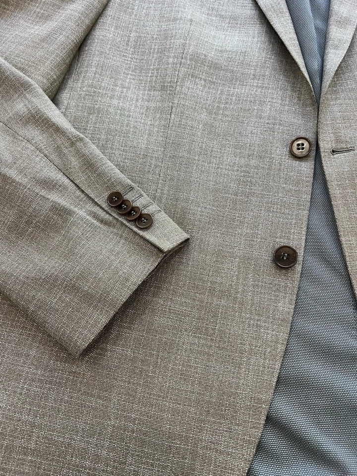 Daniel Hechter Men’s 54R Blazer Sport Coat with Inside Pockets Tan Brown - Image 2 of 4