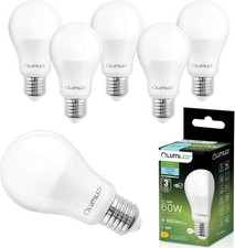 LUMILED 6x LED Leuchtmittel E27 A60 8W (60W) 880lm Warmweiß/Neutralweiß/Kaltweiß