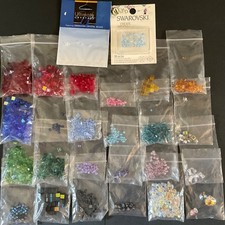 Lot Assorted SWAROVSKI CRYSTAL BEADS Jewelry Making