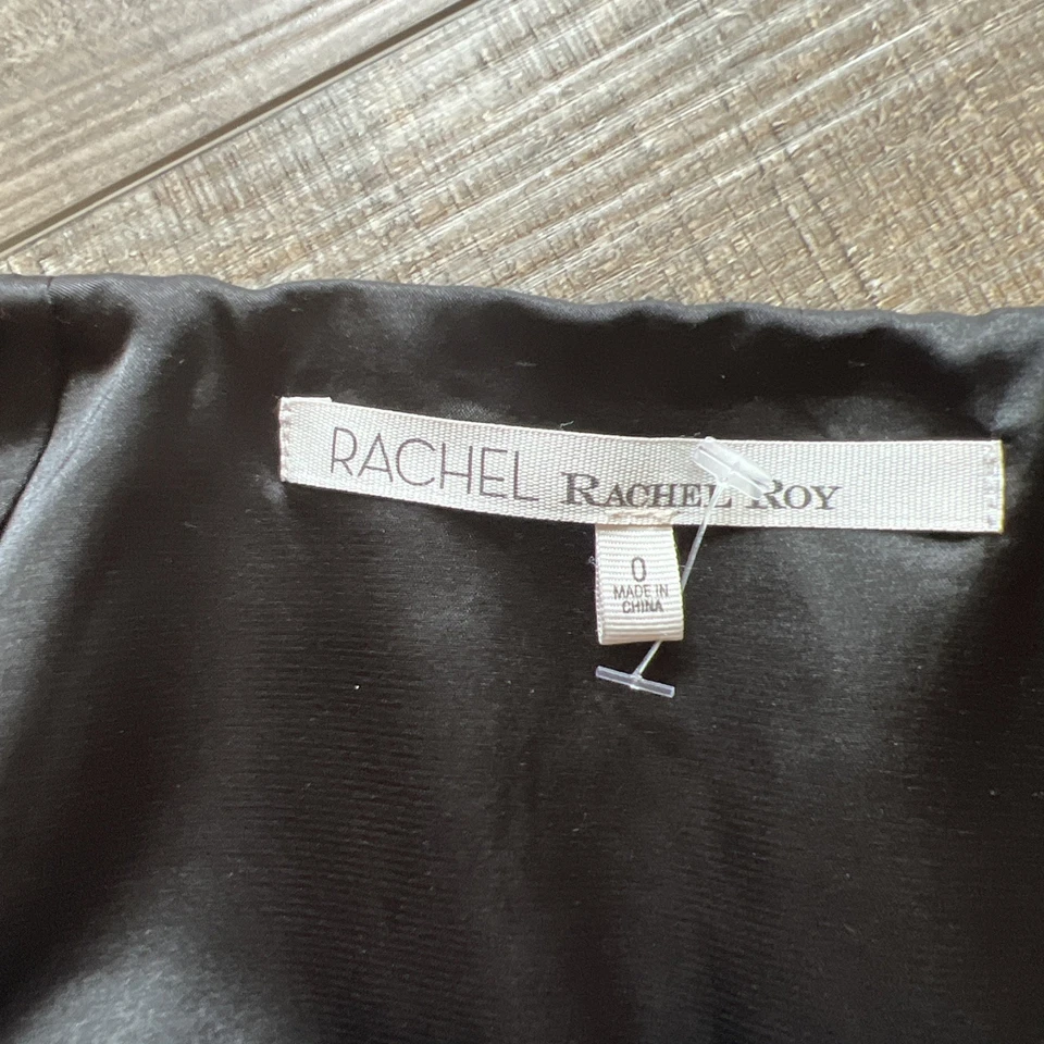 Minifalda Rachel Roy Jacquard Floral Blanco y Negro Tapiz Falda Lápiz Talla 0 Foto 2 de 4