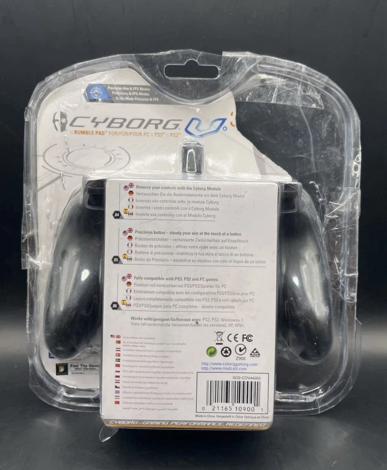 Cyborg V.3 Rumble Pad Controller For PC PS2 and PS3 - Image 2 of 2