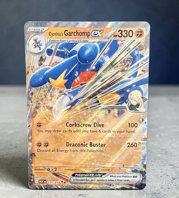Pokemon Cynthia s Garchomp Ex #111/217: Ascended Heroes (Read Description) 