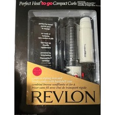 Revlon Perfect Heat To Go Compact Curls Cordless Curling Iron,New/Sealed