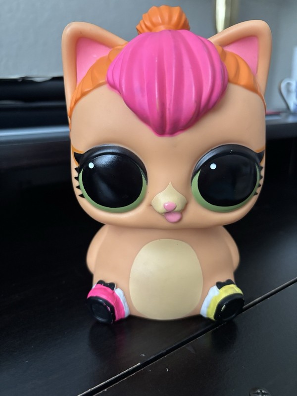 LOL Surprise Biggie Pet Kitty Cat Coin Piggy Bank