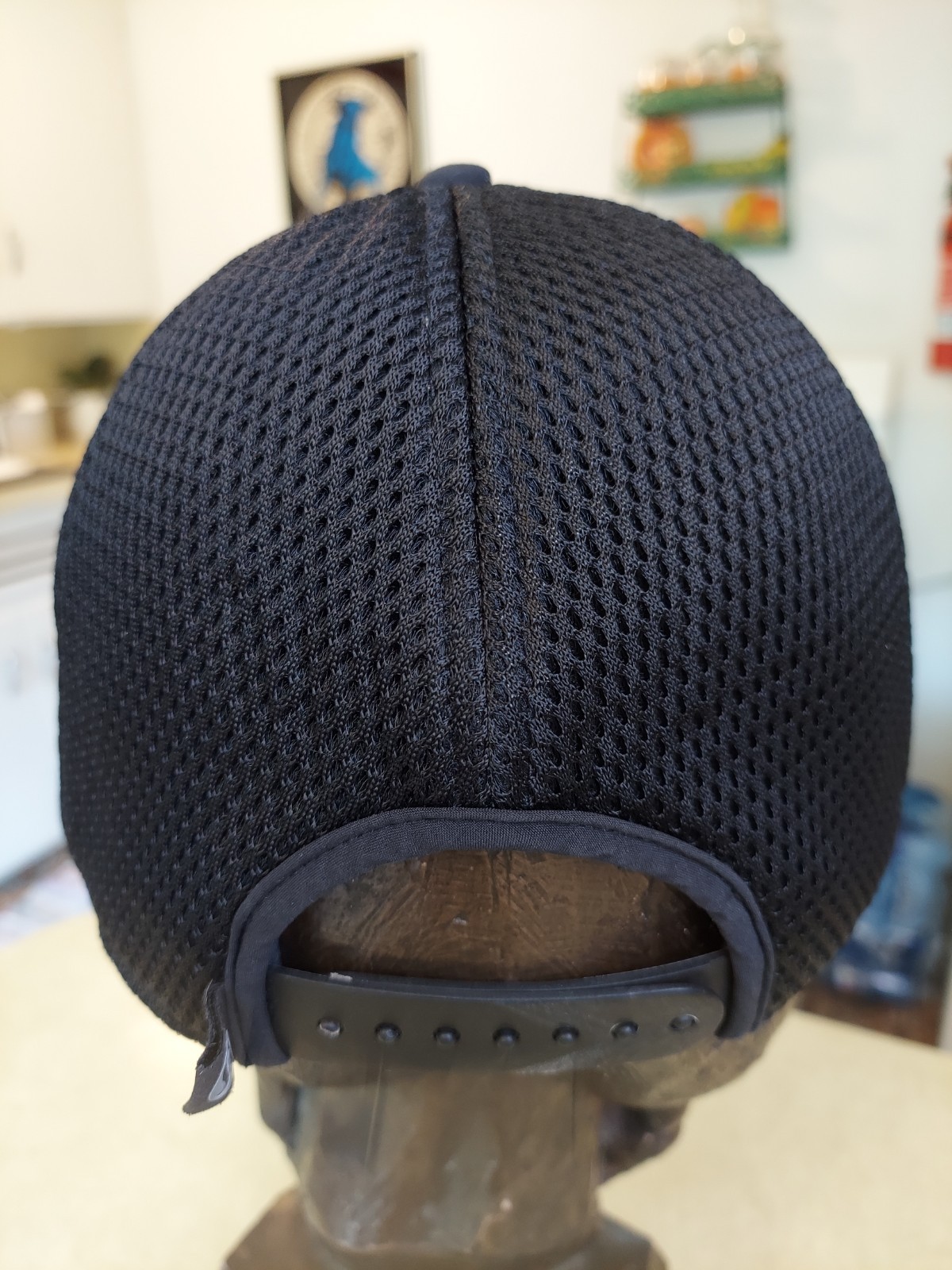 Lululemon Solid Black Mesh Back Hat Adjustable Sn… - image 4