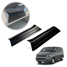 Seuils de porte pour Volkswagen VW California (T5) 2003-2015 Noir Mat