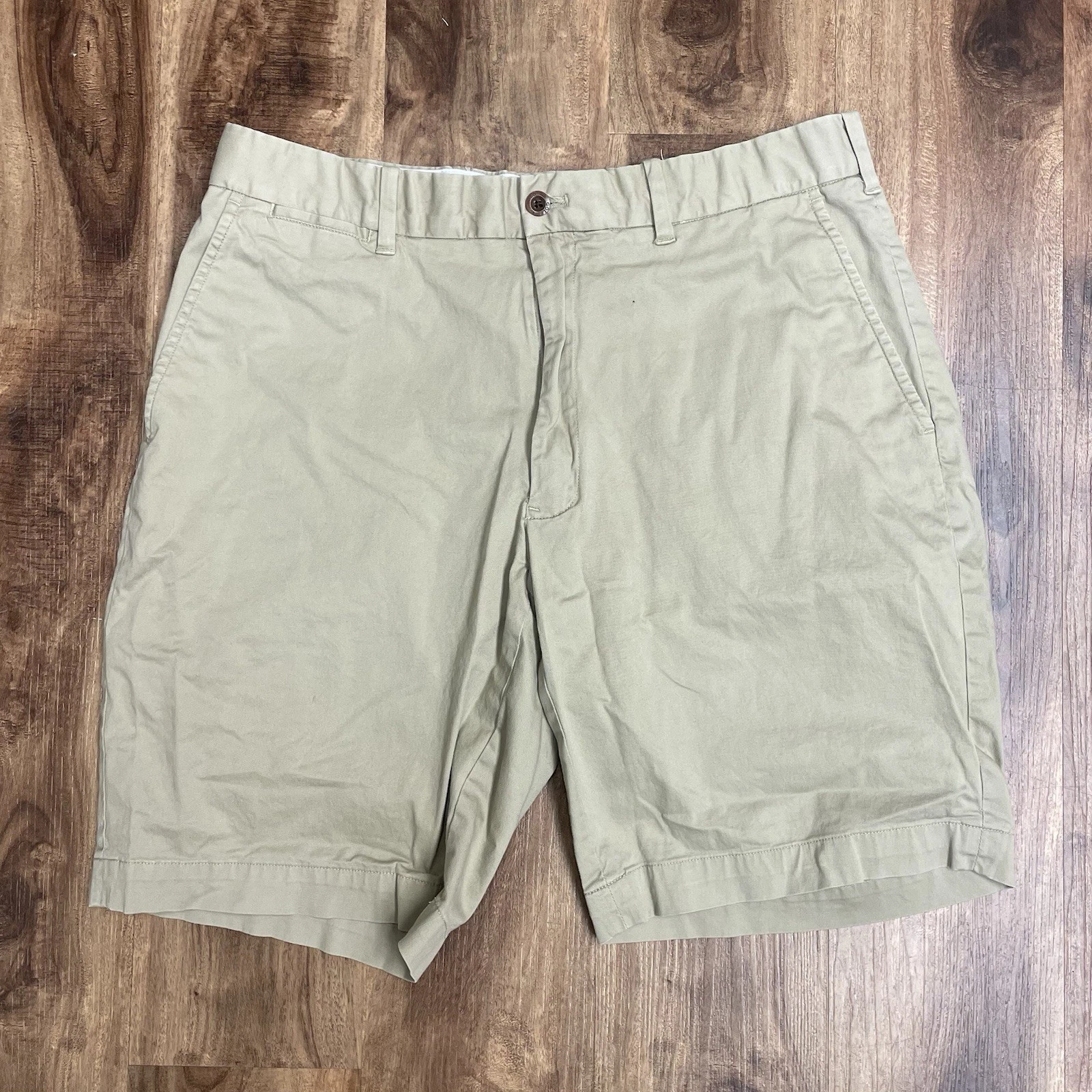 Polo Golf Ralph Lauren Khaki Shorts Cotton Twill Stretch Beige Casual Mens Sz 33