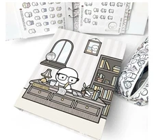 The Coffeemonsterz Co Sticker Binder. Academic Cover Planner  Storage - Sold Out