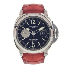 Panerai Luminor GMT Stainless Steel Black Dial 44mm Auto Mens Watch PAM00088