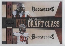2011 Playoff Contenders Black 4/50 Adrian Clayborn Da'Quan Bowers #6 0f8
