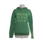 1803, Kapuzenpullover, Größe: 38, Grün, Baumwolle/Elasthan/Polyester, Print #Xqe