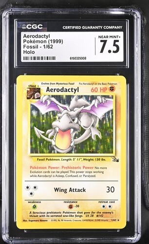 Aerodactyl (Unlimited) graded CGC 7.5 for sale on eBay