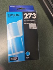 Epson 273 Standard Capacity Cyan Ink Cartridge Exp 01/2019 - Genuine Epson