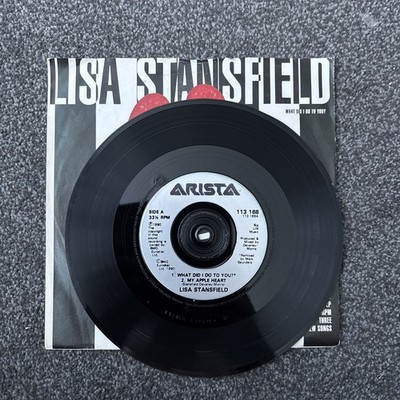 LISA STANSFIELD WHAT DID I DO TO YOU? /LAY ME DOWN 2 Track 7'' VINYL EX/EX 