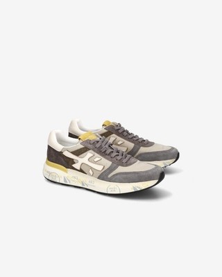 Premiata Men's Gray Suede Sneakers Art. Mick 7713