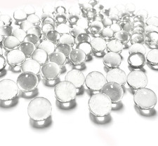 Clear Glass Gemstone Vase Filler 1 LB Aquarium Round Marble Beads Decorativ...