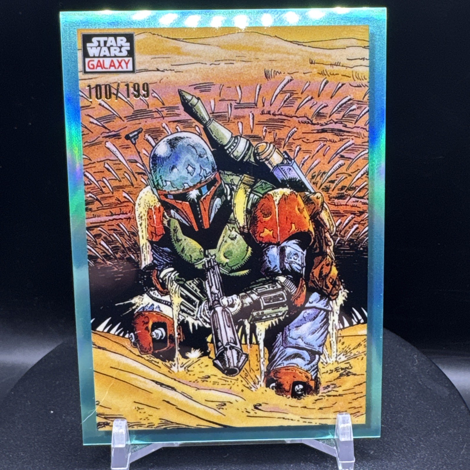From the Depths - 2023 Topps Chrome Star Wars Galaxy #37 Aqua Refractor /199
