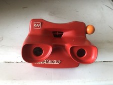 Vintage Red View-Master 3D Viewer Classic Toy Slide Viewer USA Plastic