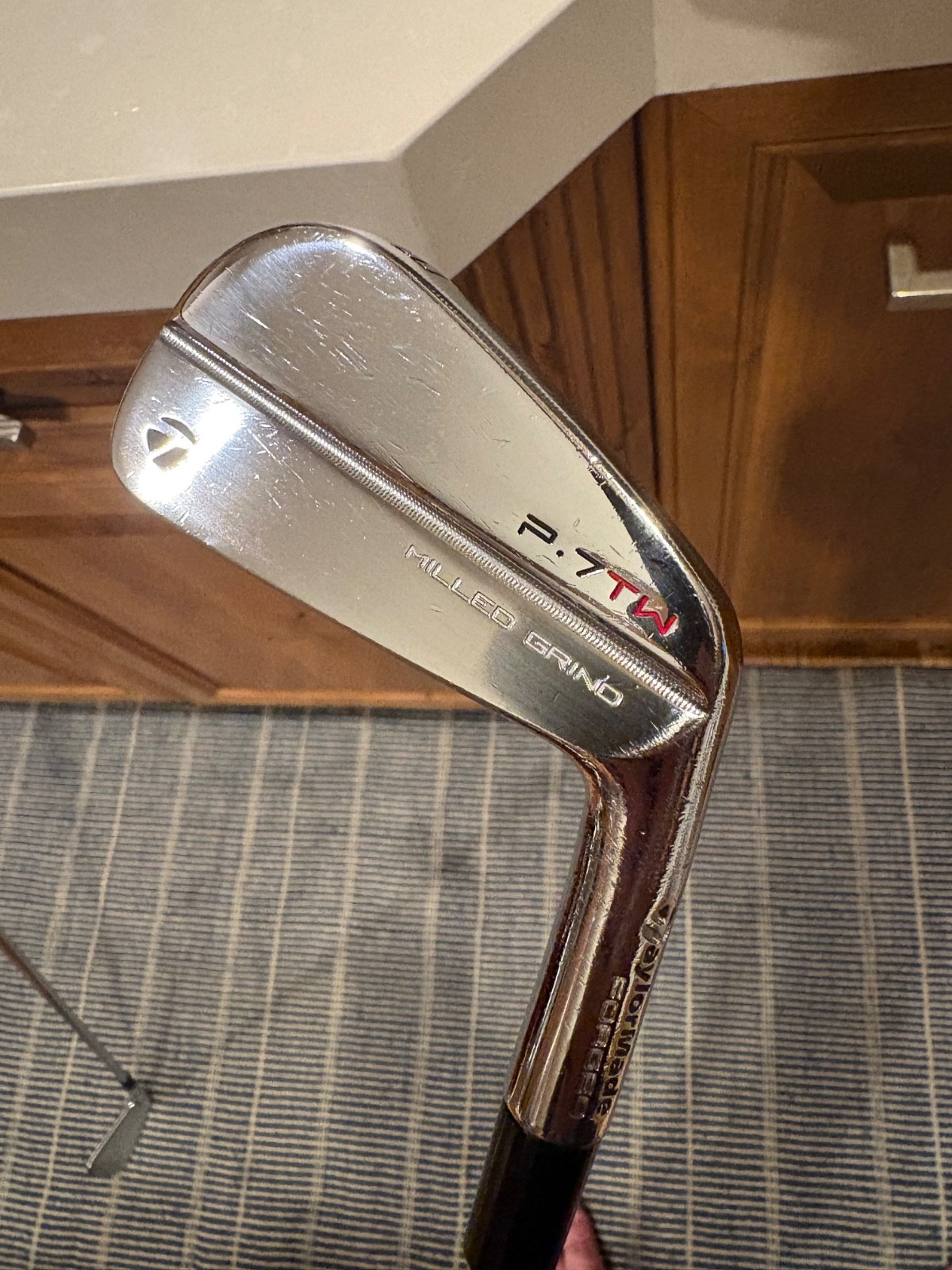TaylorMade P7TW Tiger Woods Irons with Dynamic Gold X100 Shafts & MCC Midsize Align Grips