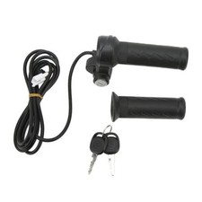 Electric Bike Scooter Twist Throttle Grip 5-Wire Speed Control Handle with 2