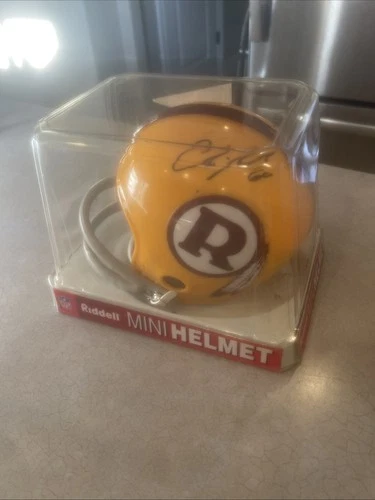 Washington Redskins Chris Samuels Signed Mini Helmet