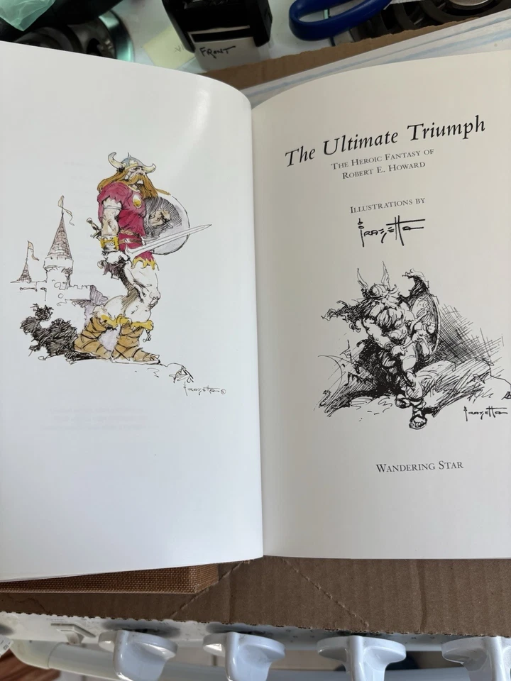 Robert E Howard, the ultimate triumph. Hardcover in a gorgeous slip case. - Imagem 3 de 3